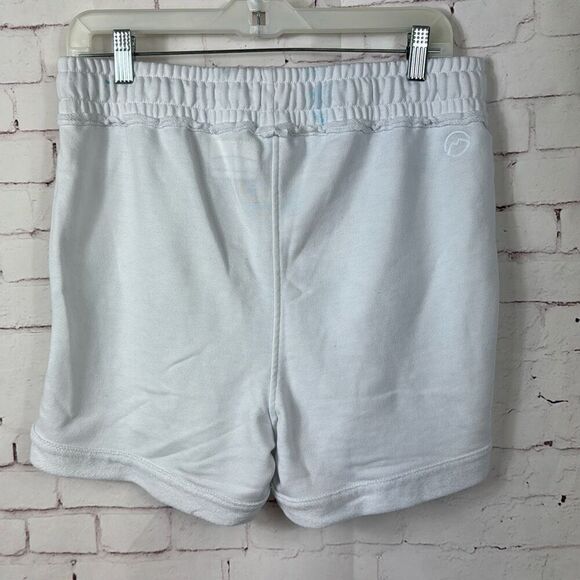 Magellan Outdoors Lounge Set Womens Large Relaxed Fit Shirt Shorts 2 Pc White - Picture 9 of 13